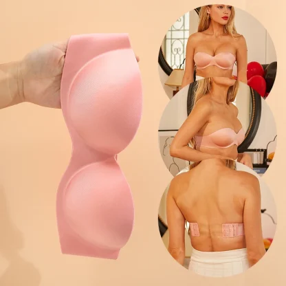 Seamless Push Up Strapless Bra - Image 4