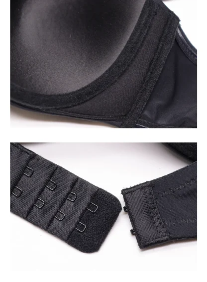 Non-Slip Solid Strapless Bras - Image 3