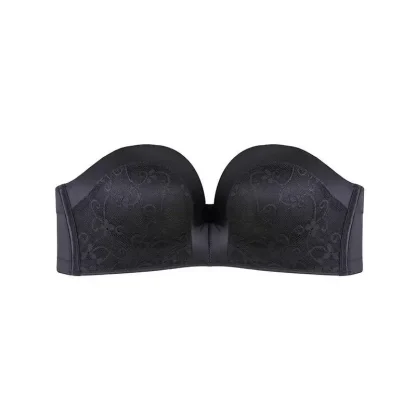 Floral Push-up Strapless Bra - Image 2