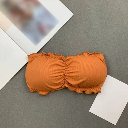 Solid Color Strapless Bras - Image 3