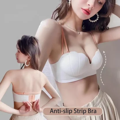 Wireless Shell Shape Strapless Bra - Image 3