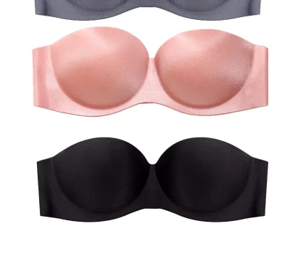 Seamless Push Up Strapless Bra - Image 5