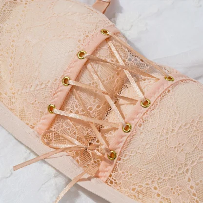 Lace-up Front Strapless Bras - Image 7