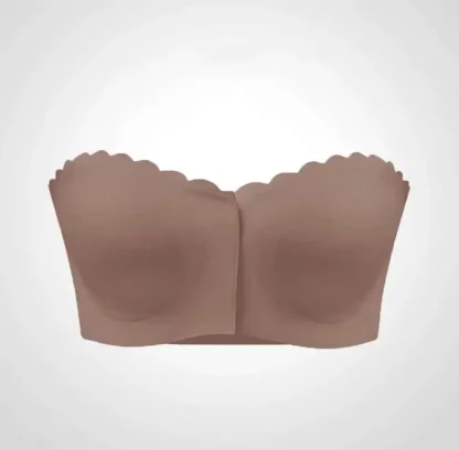Scalloped Neckline Strapless Bras - Image 7