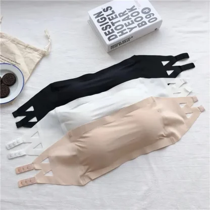 Criss Cross Back Strapless Bras - Image 4