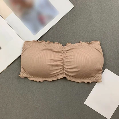 Solid Color Strapless Bras