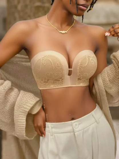 Wireless Breathable Strapless Bra - Image 5