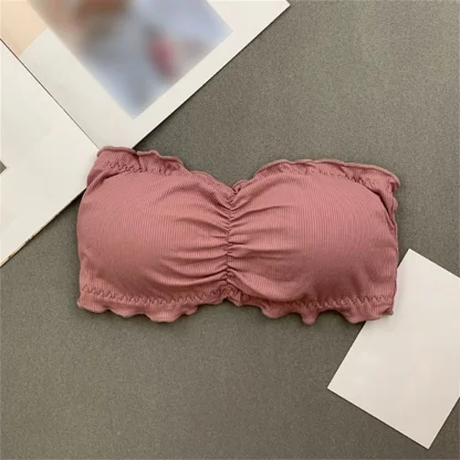 Solid Color Strapless Bras - Image 6