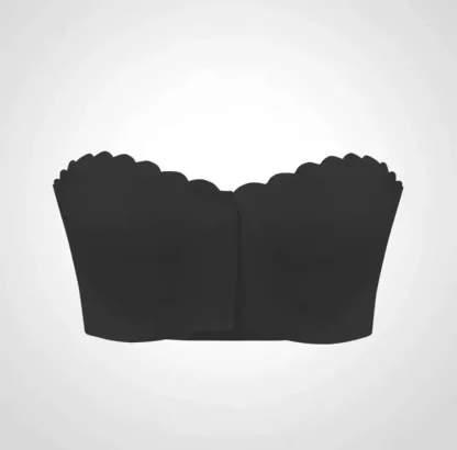 Scalloped Neckline Strapless Bras - Image 5
