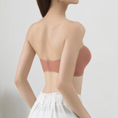 Seamless Solid Strapless Bras - Image 2