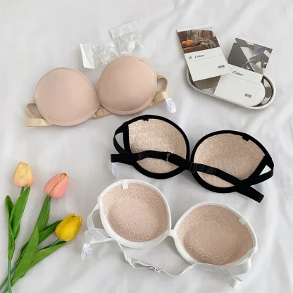 Wireless Push Up Strapless Bra - Image 9