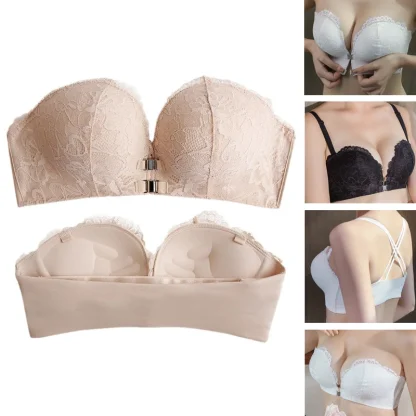 Front Closure Strapless Bra - Image 6