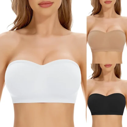Full Support Solid Strapless Bra - Image 2