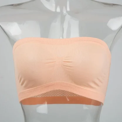 Comfy Seamless Solid Strapless Bras - Image 3