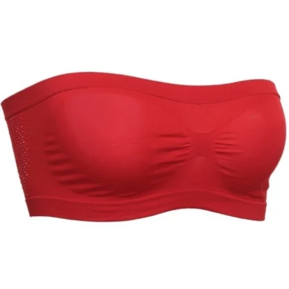 Comfy Seamless Solid Strapless Bras - Image 5