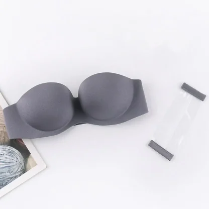 Comfy Solid Strapless Bras - Image 3