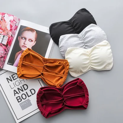 Non-slip Padded Strapless Bras - Image 4