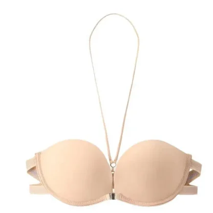 Strappy Push-up Strapless Bra - Image 4