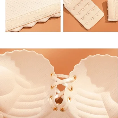 Lace-up Front Strapless Bra - Image 5