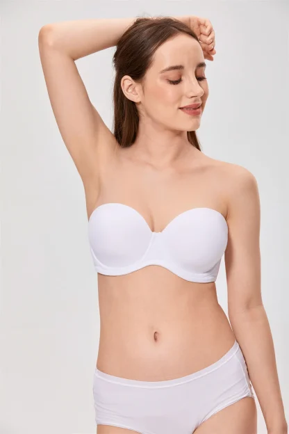 Full Coverage Strapless Bra