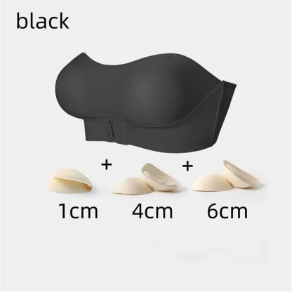 Seamless Comfy Solid Strapless Bra - Image 7