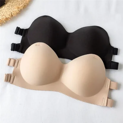 Criss Cross Back Strapless Bra - Image 6