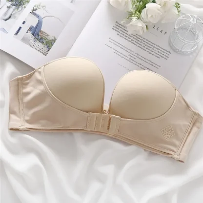 Front Closure Push Up Strapless Bras - Image 5