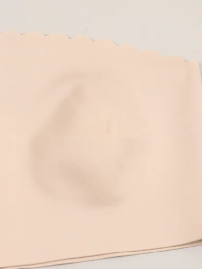 Solid Color Non-slip Strapless Bra - Image 6