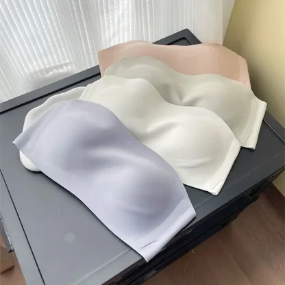 Plain Seamless Strapless Bra - Image 4
