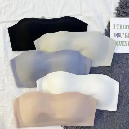 Plain Seamless Strapless Bra - Image 5