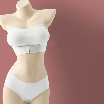 Seamless Comfy Solid Strapless Bra - Image 2