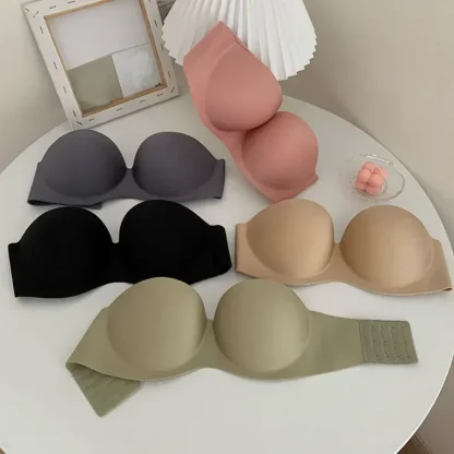 Invisible Back Strap Strapless Bra - Image 6