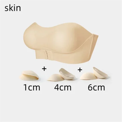Seamless Comfy Solid Strapless Bra - Image 6