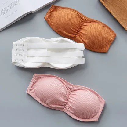 Removable Pads Strapless Bras