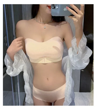 Seamless Comfy Solid Strapless Bra