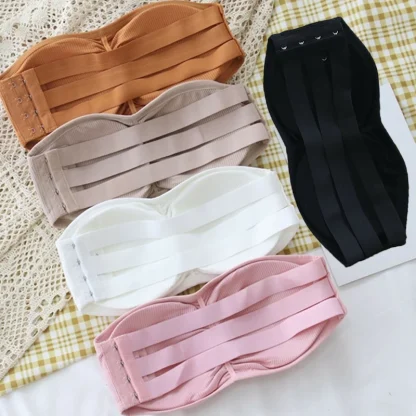 Removable Pads Strapless Bras - Image 3