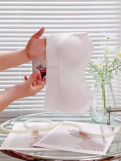 Seamless Comfy Solid Strapless Bra - Image 3