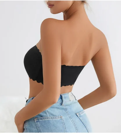 Scalloped Edge Strapless Bra - Image 7