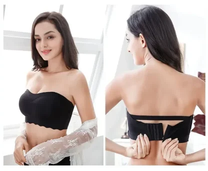 Padded Seamless Strapless Bra - Image 2