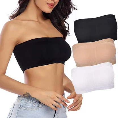 Plus Size Tube Strapless Bras - Image 9
