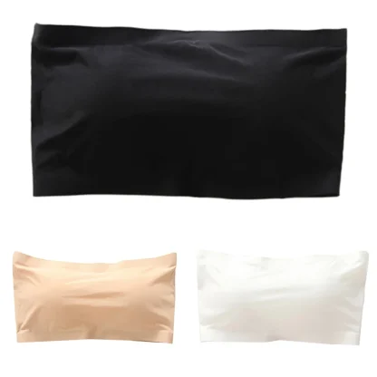 Solid Color Seamless Strapless Bra - Image 5