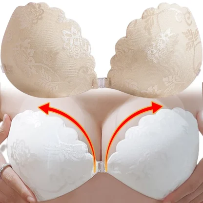 Lace Push Up Strapless Bra - Image 3