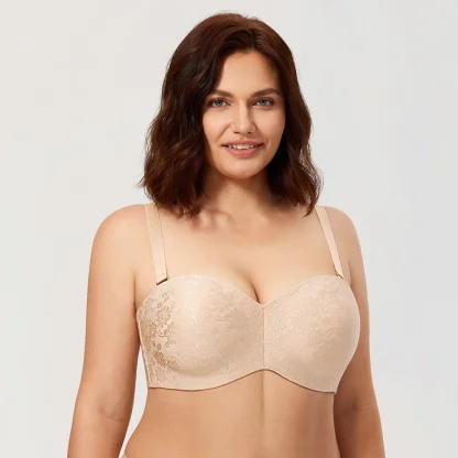 Plus Size Minimizer Strapless Bra