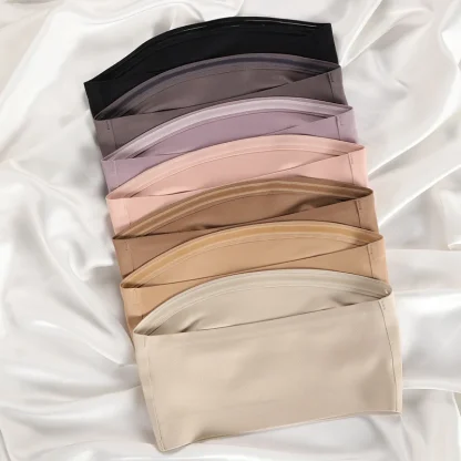 Thin Solid Color Strapless Bra - Image 6