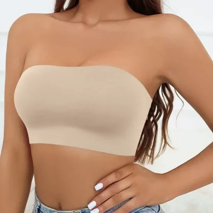 Seamless Unlined Strapless Bra - Image 2