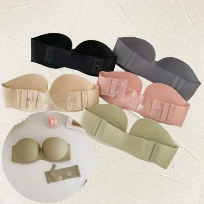 Invisible Back Strap Strapless Bra - Image 2