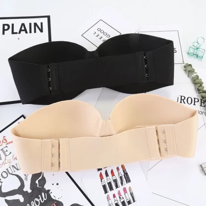 Padded Wireless Strapless Bra - Image 5