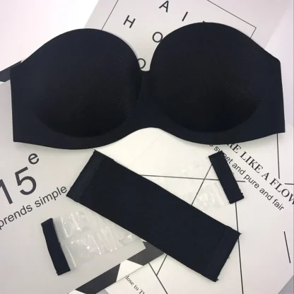 Padded Wireless Strapless Bra - Image 3
