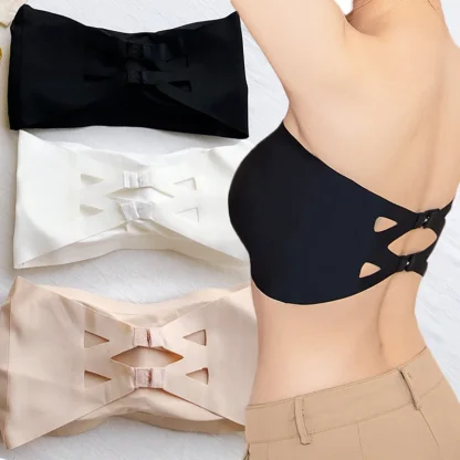 Seamless Criss Cross Back Strapless Bra - Image 13