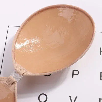 Front Closure Sticky Strapless Bra - Image 3